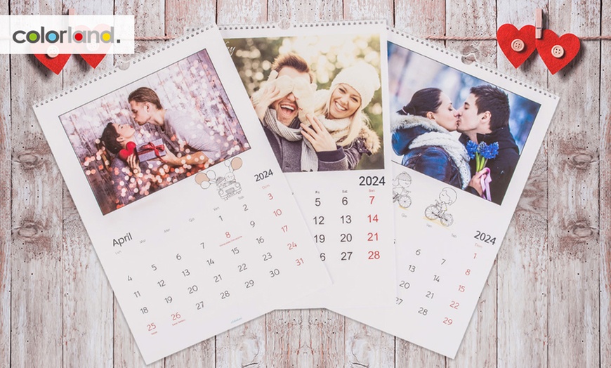 Image 1: Personalised Photo Calendar from Colorland