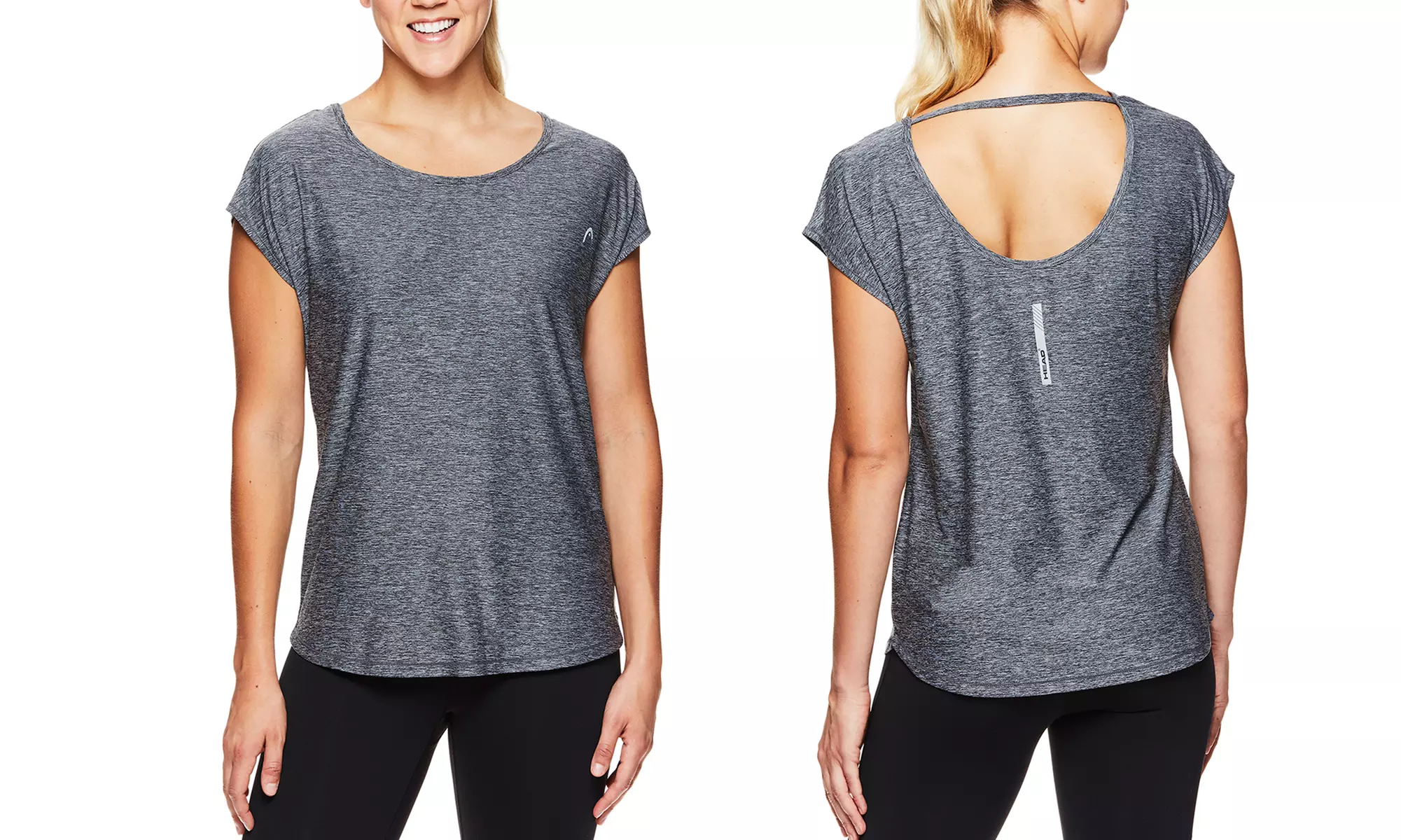 HEAD Women's Active Power Short-Sleeve Tee (Sizes S & L) - Primary Image