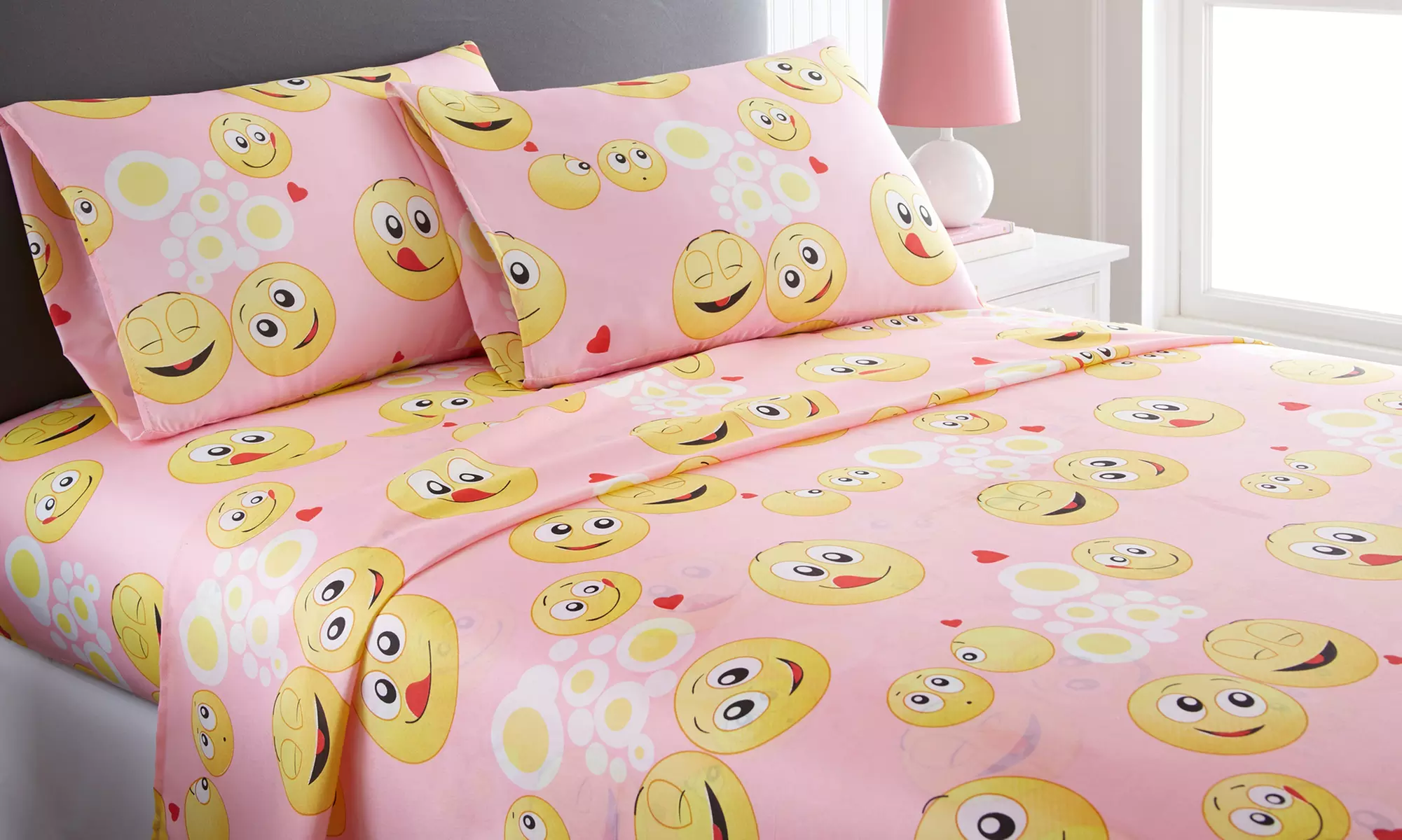 Emoji Collection Microfiber Sheet Set - Primary Image