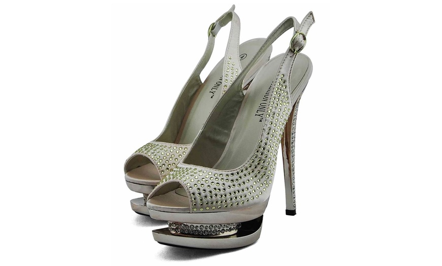 Image 5: Double Platform High Heel Shoes