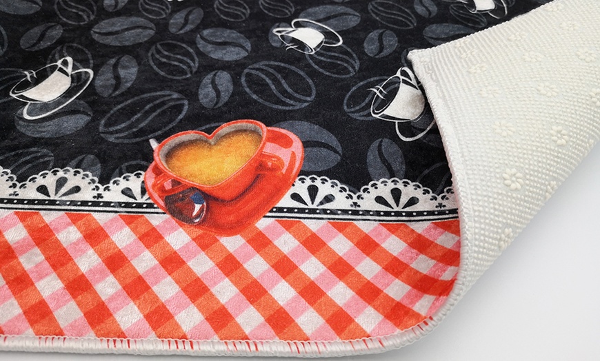 Image 6: Tapis de cuisine de 50 cm de large en polyester