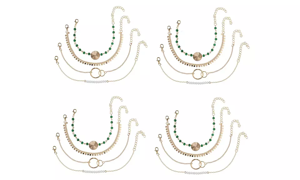 1, 2 ou 4 sets de 4 bracelets au look bohème - Image 6