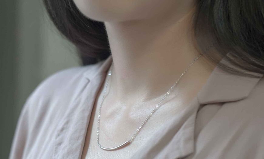 Image 12: Collar de plata con colgante Van Amstel