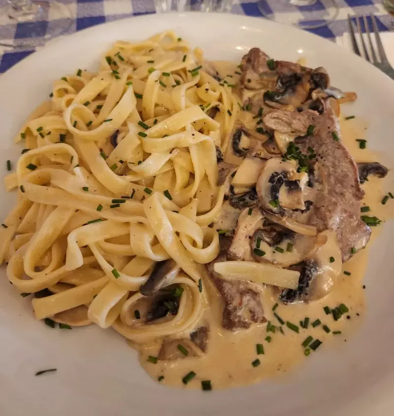 Menu français italien en 2 ou 3 services au restaurant Chez Aldo