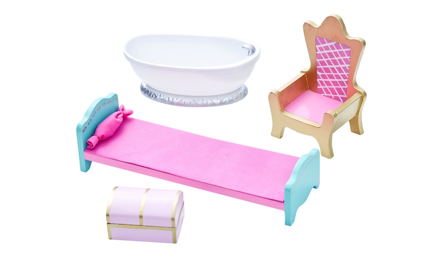 Image 5: Kids' Vanity Table and Stool Set