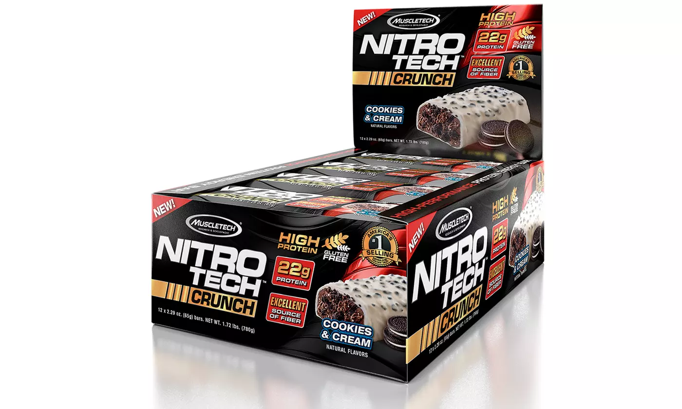 Muscletech Nitro Tech Crunch Protein Bar (36-Count)  - Second Medium
