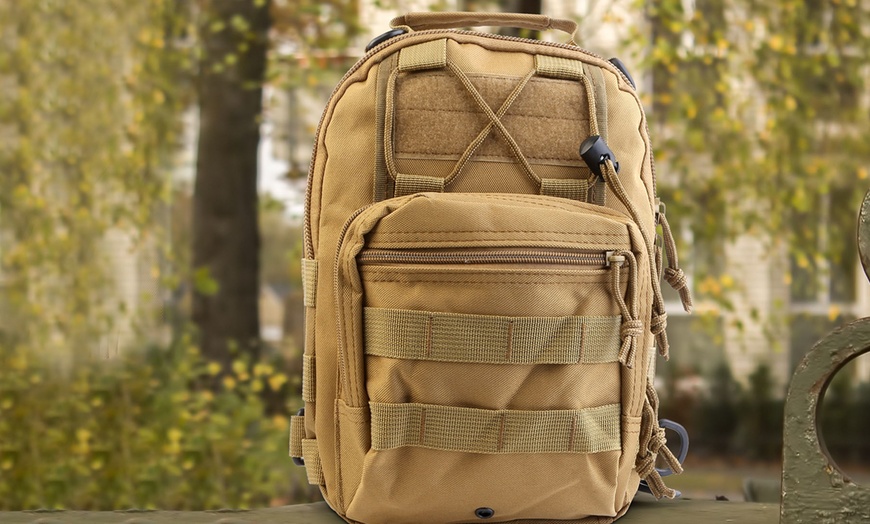 Image 11: Military Sling Backpack