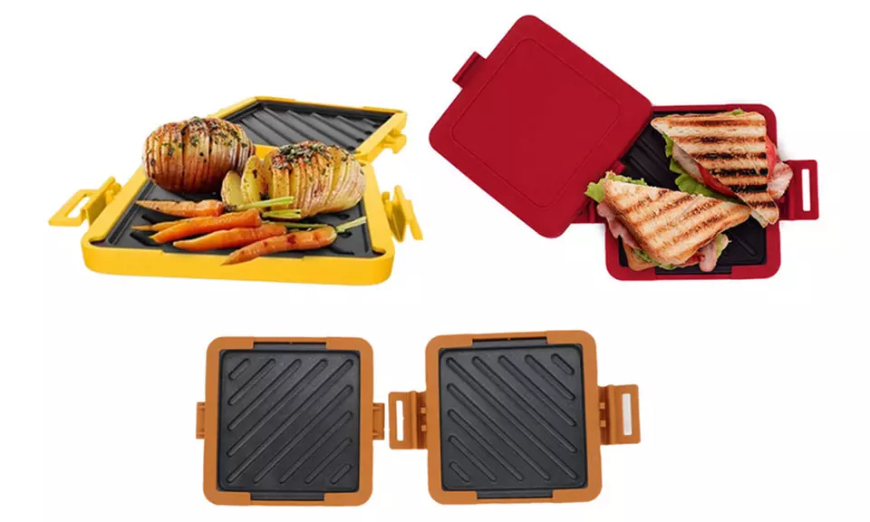 Compact magnetron, tosti en sandwich apparaat