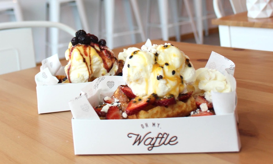 Image 6: Milkshake + Waffle at Oh My, Waffle