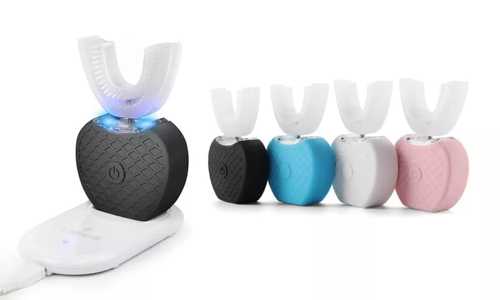 U-Shaped Automatic 360-Degree Ultra Sonic Electric Toothbrush - Primary Image