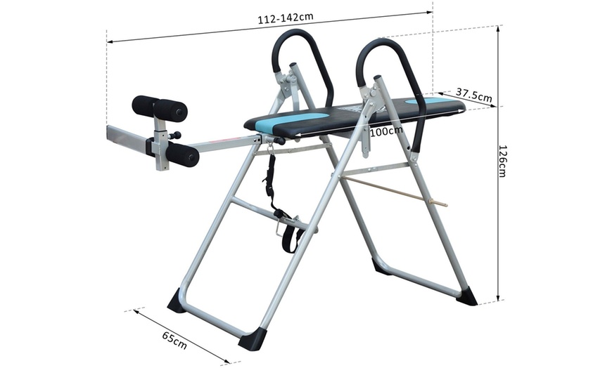 Image 13: HomCom Inversion Table