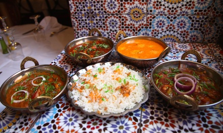 Pour 2 personnes : Menu thali viande ou végétarien au choix