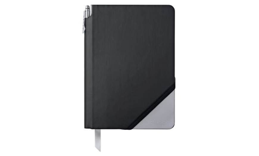 Image 4: A5 Blank Notepad with Pen