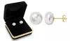 10K Gold Freshwater Pearl 10MM Stud Earrings With Gift Box By MUIBLU Gems