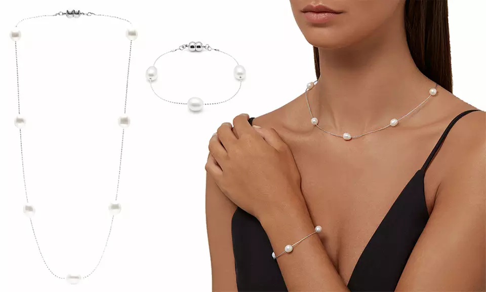 Parure ornée de perles de culture de la marque OMG Jewel - Primary Image