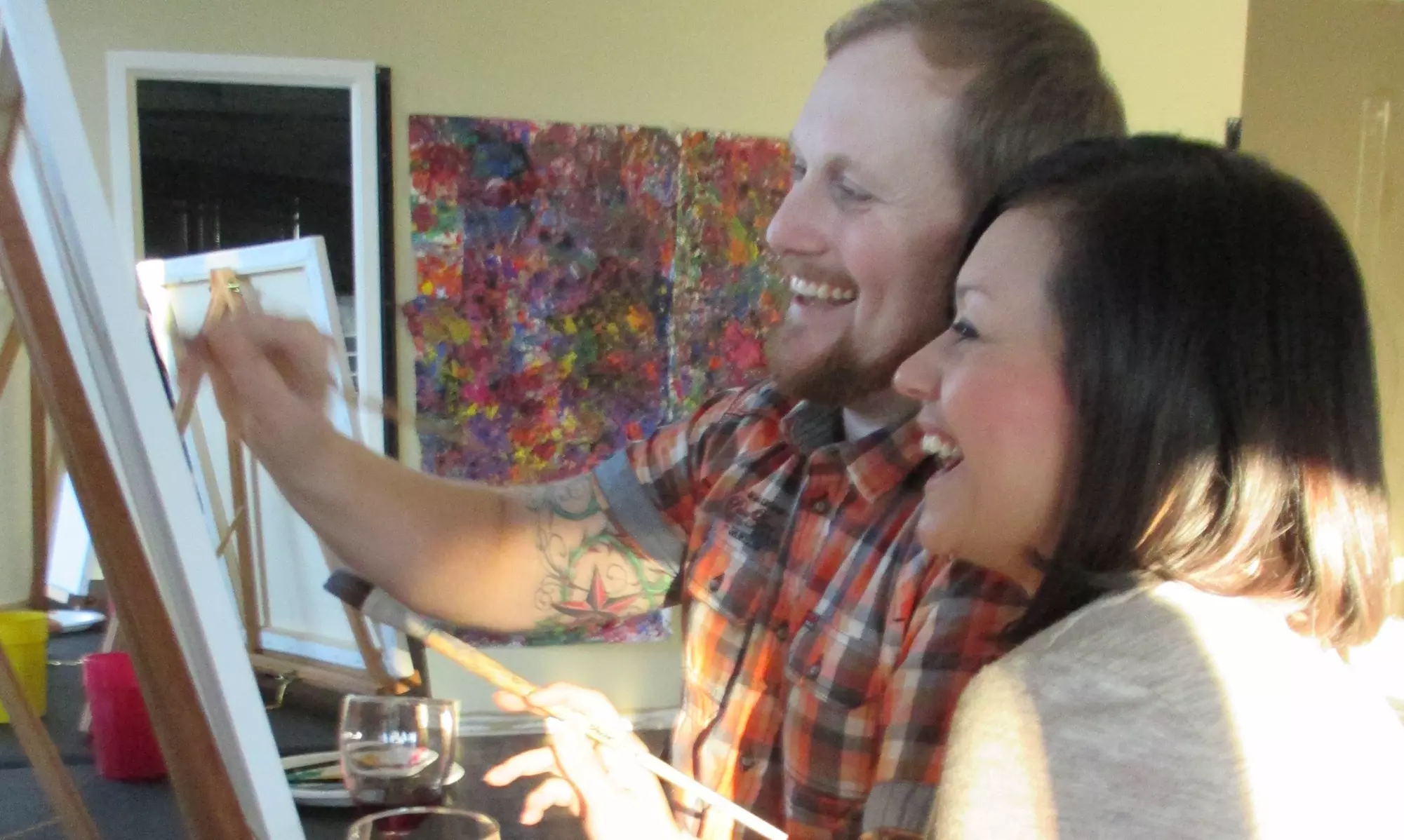 Painting Classes at Art Time & Sip Wine Studios (Up to 34% Off). Three Options Available - Primary Image