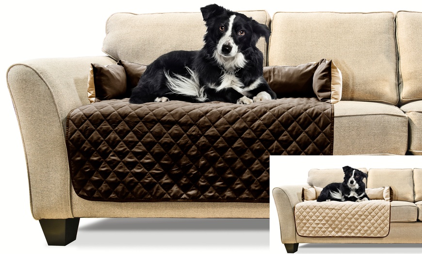 Furhaven Sofa-Style Pet Bed Furniture Protector For Pets | Groupon