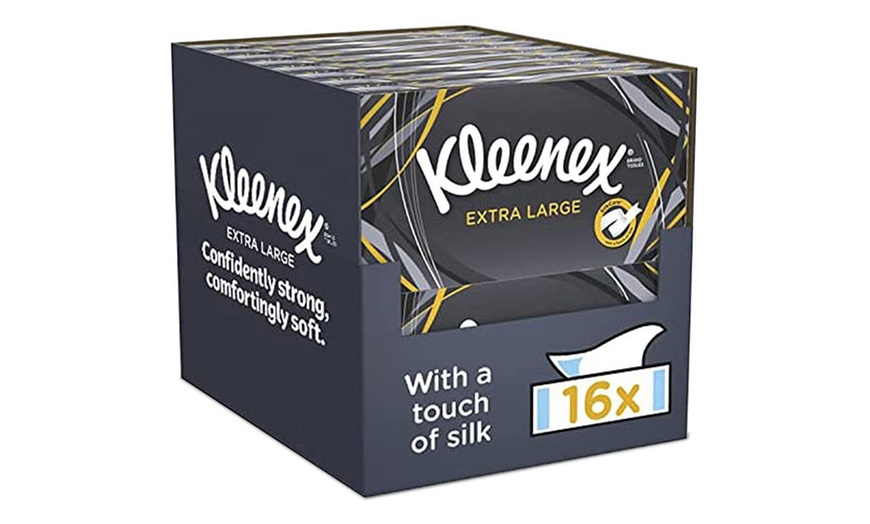 Image 3: 16 or 32 Boxes of Kleenex Extra Large Facial Tissues