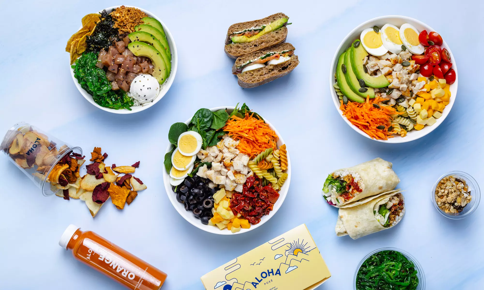 Menú poké para 1, 2 o 4 personas: sabores auténticos hawaianos