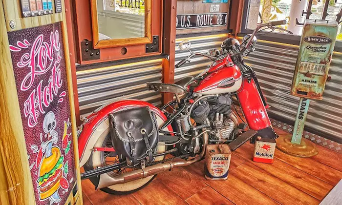 Lanzamiento de hacha y menú de hamburguesa para 2 o 4