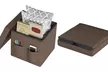 Lavish Home Foldable Storage Cube Ottoman with Pockets - Second Medium