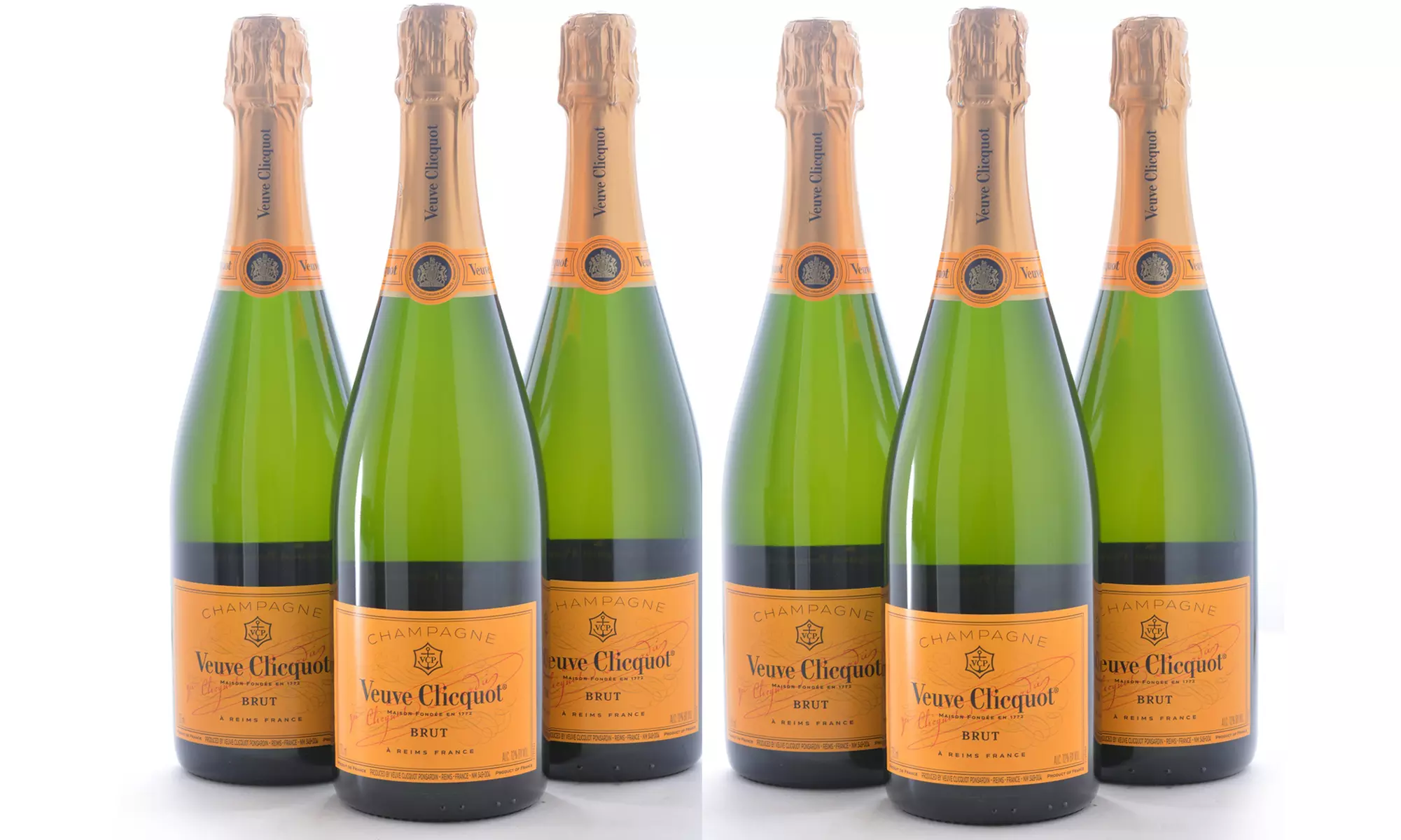 3, 6, or 12 Bottles of Veuve Clicquot Yellow Label Brut from WineOnSale.com (Up to 35% Off) - Primary Image