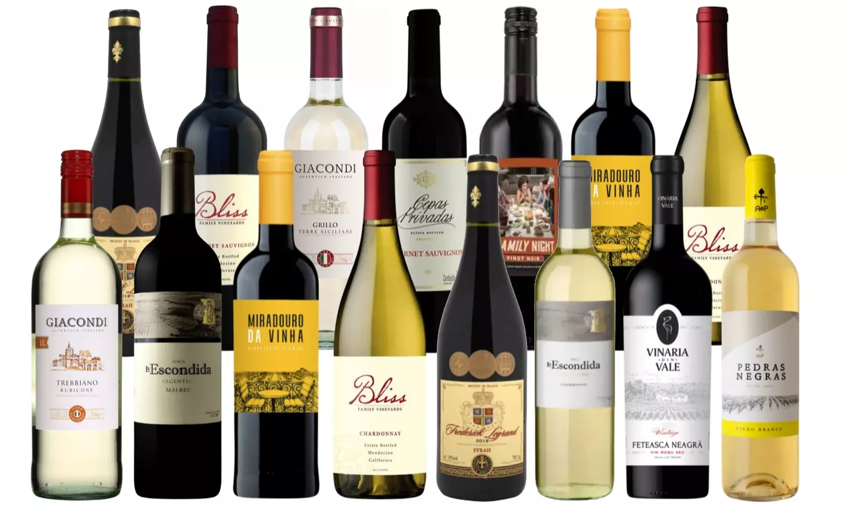 15-Bottle Fall Wines Sampler Pack from WineOnSale (Up to 80% Off) - Primary Image