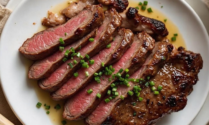 Image 1: 3-Course French Feast Entrée, Duck, Dessert for Up to 6