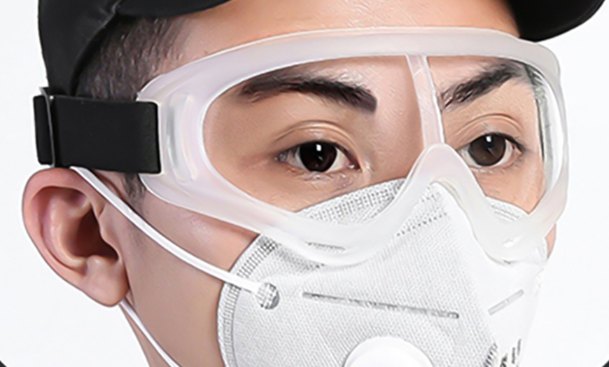 Image 14: Disposable Face Mask and Goggles