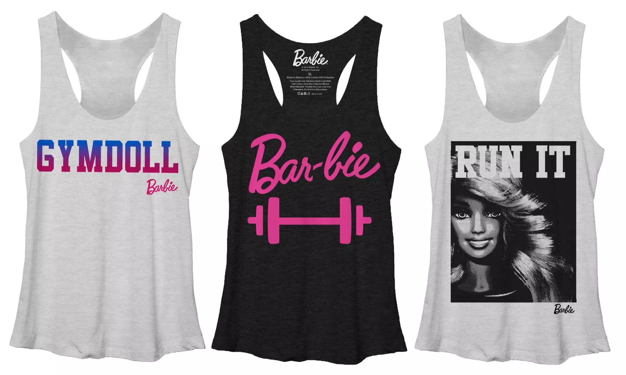 Girls' Barbie Workout Tank Top - Primary Image