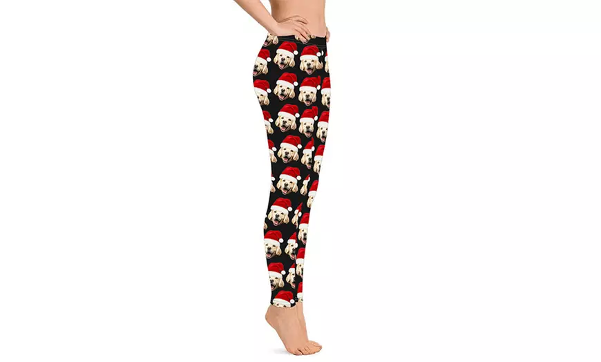 Image 3: Personalised Christmas Leggings