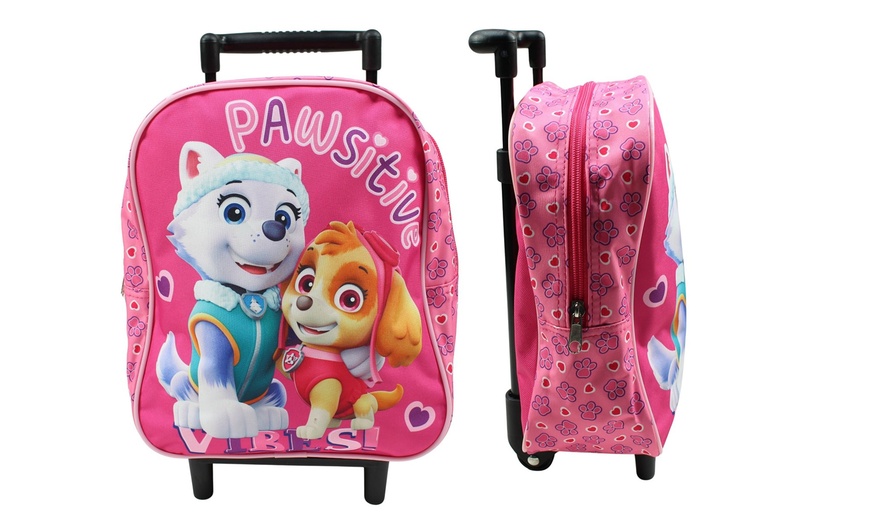 Image 4: Trolley-Rucksack mit Minnie oder Paw-Patrol-Motiv für Kinder