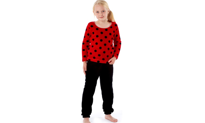 Image 5: Girls' Fleece PJ Set