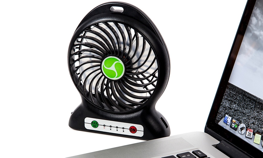 Image 4: Itek USB Power Bank Fan