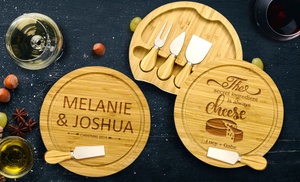 Personalised Cheese Board Set from Giftware Direct