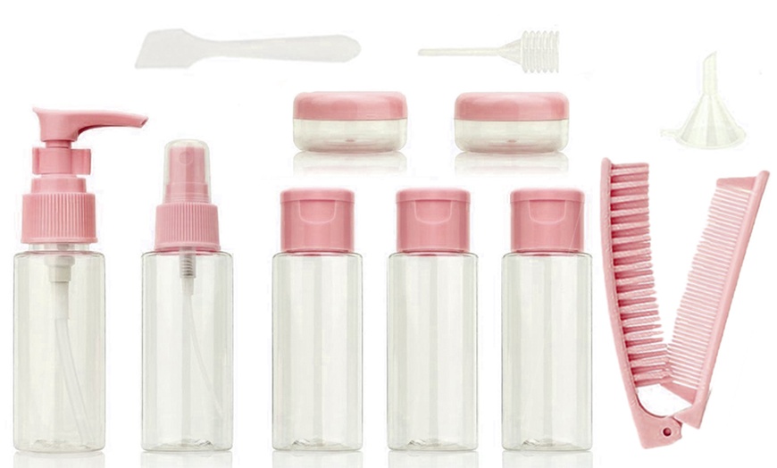 Image 1: 12-Piece Travel Bottle Set