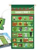 Image 1: Minecraft Reusable Christmas Advent Calendar, Customisable with 24 Pockets