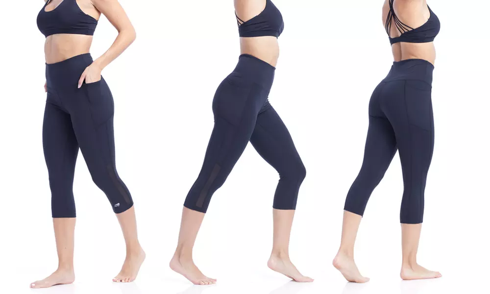 Marika High-Rise Tummy-Control Pocket Capri Leggings - Primary Image