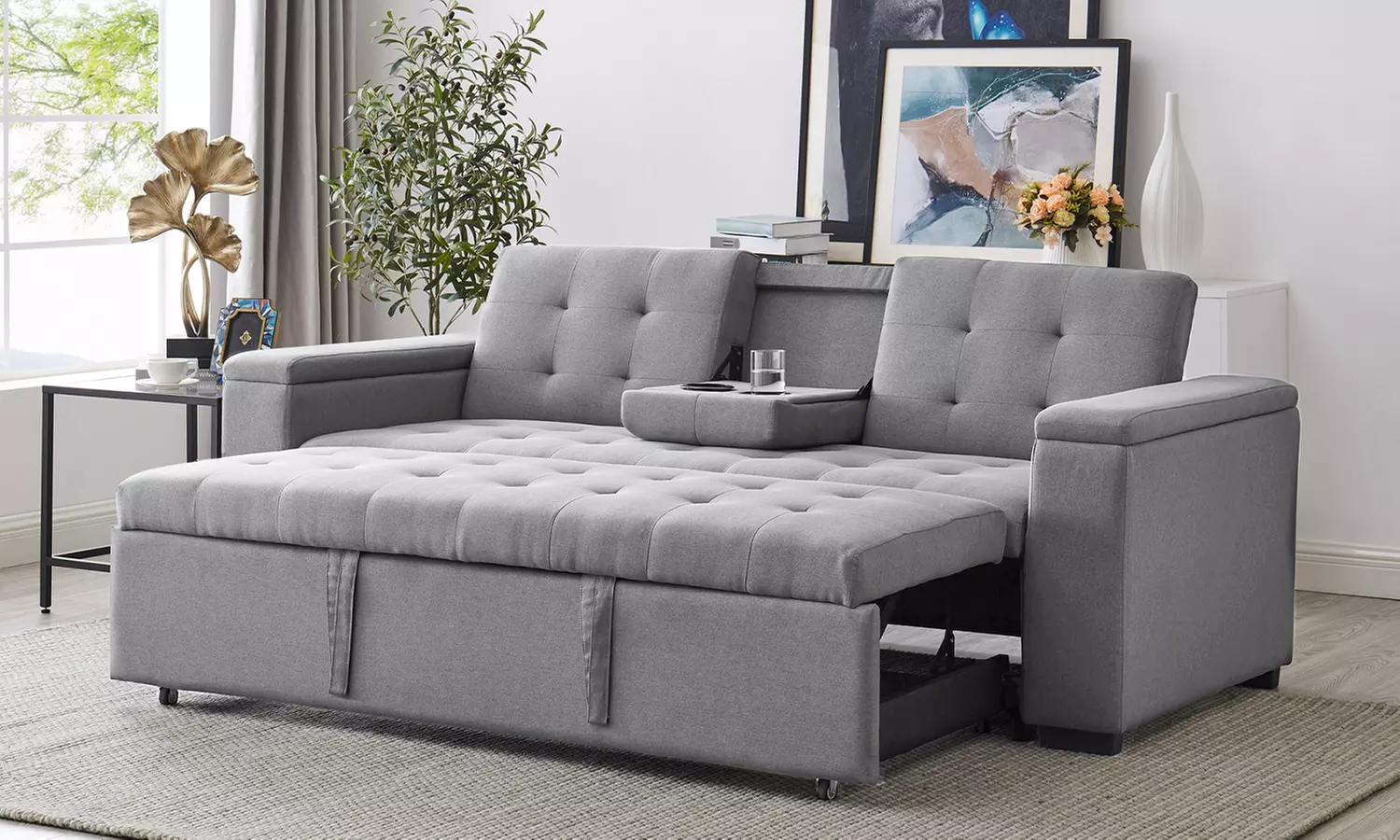 Canapé convertible Tiliia avec dossier rabattable de Kocoon