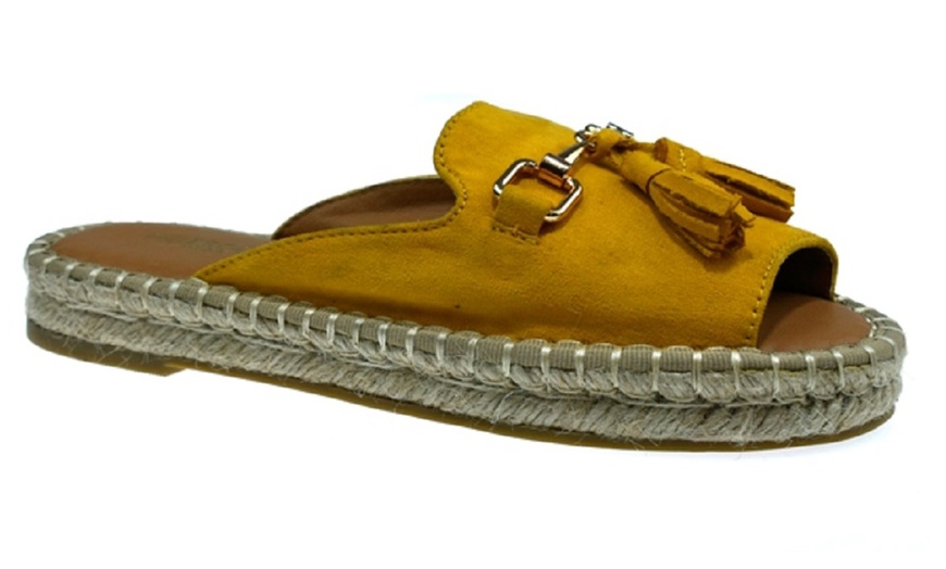 Image 3: Women's Espadrille Mules