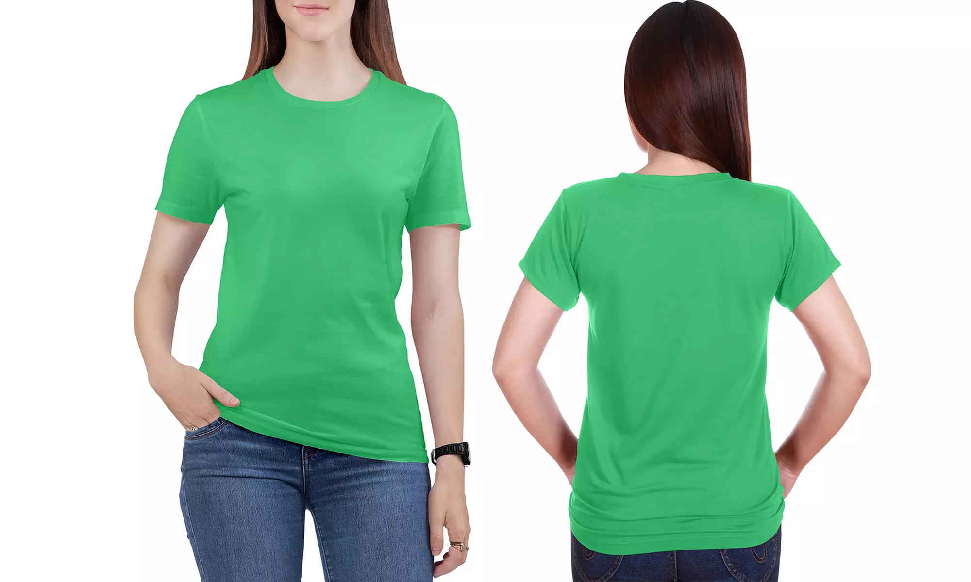 Soft Cotton Solid Colour Basic T-Shirt