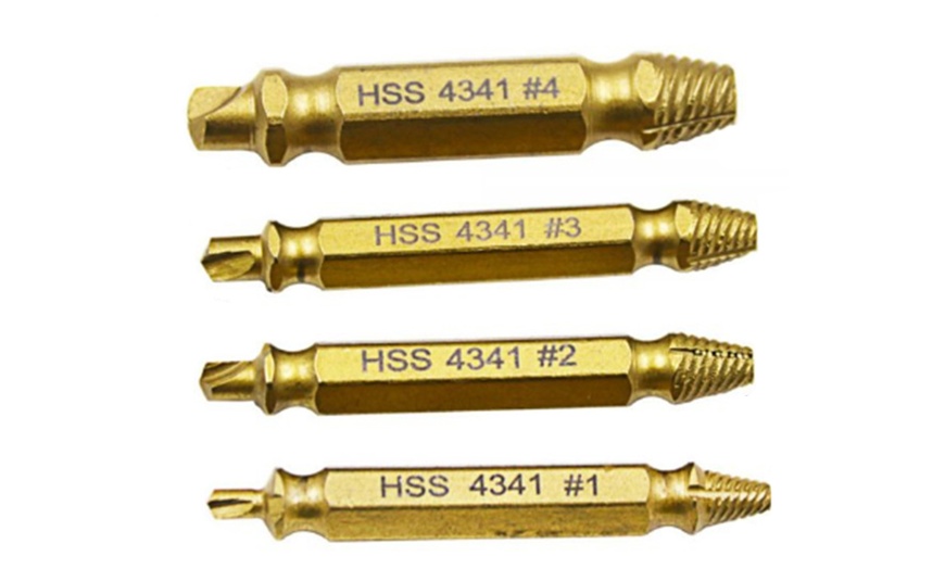 Image 5: Screw Extractor Drill Bits Set