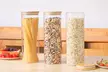 Neo Glass Food Storage Containers with Bamboo Lids - Second Medium