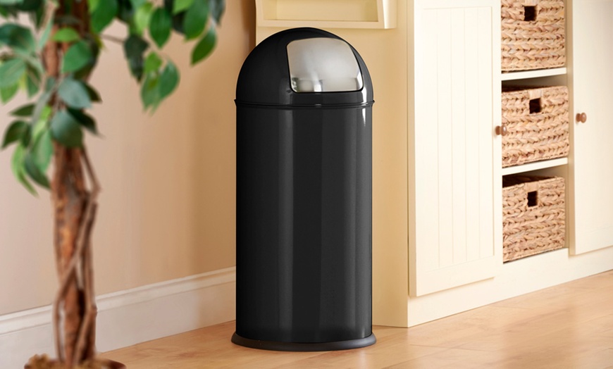 Image 1: 35L or 50L Push-Lid-Style Dustbin