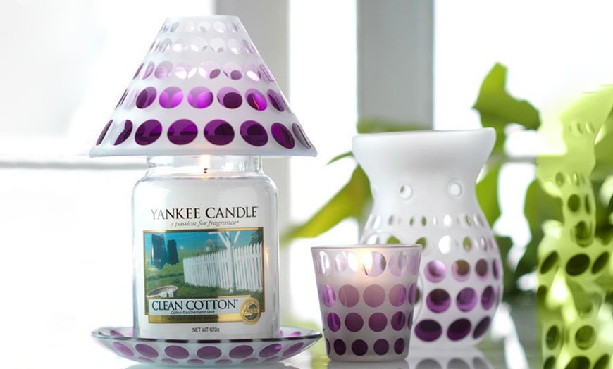 Image 2: Yankee Candle Shade and Jar Set