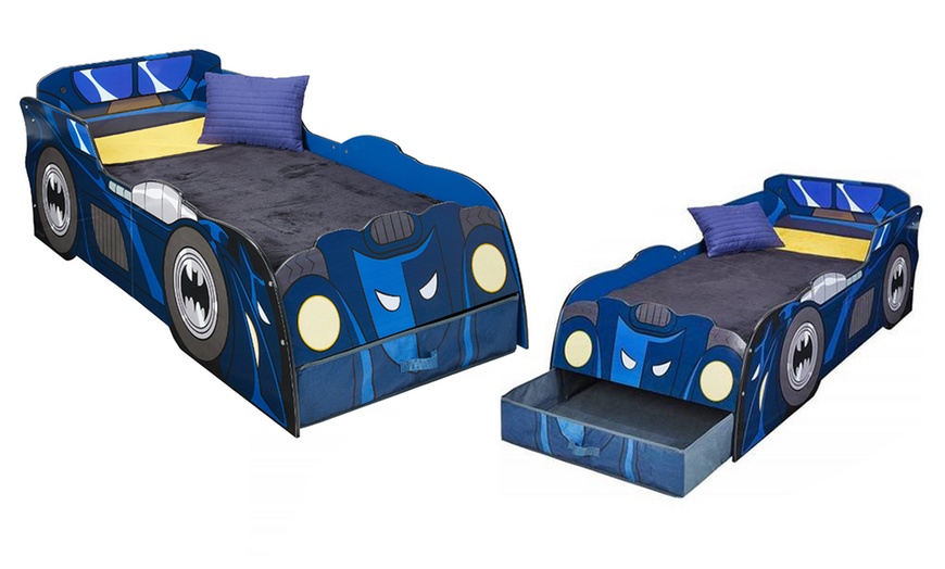 Image 6: Batman Batmobile Toddler Bed - Sleep Like a Superhero!