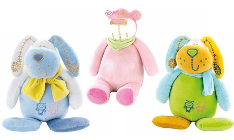 Pupazzi a forma di orso o cane disponibili in vari modelli, anche come cornici e musicali