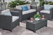 Puerta Waterproof Table and Seat Set (4-Piece) with Cushions - Second Medium