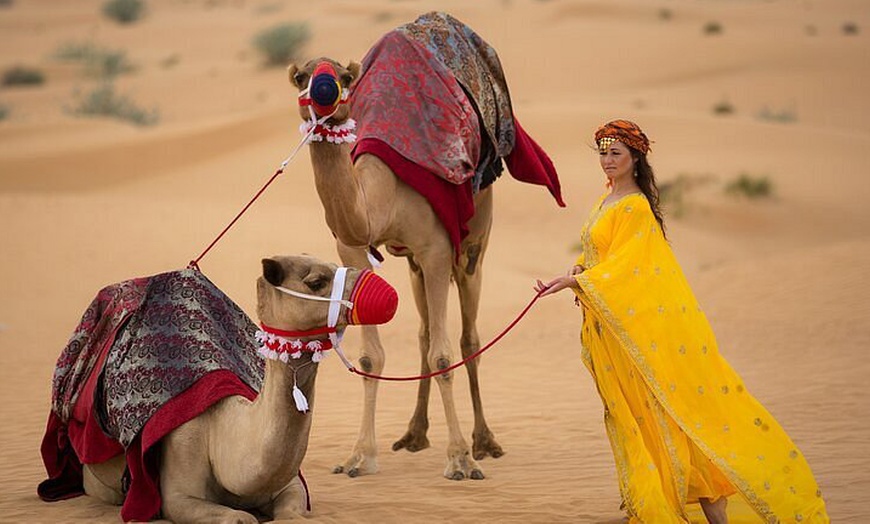 Image 2: Desert Safari with BBQ Dinner Quad Bike and Live Shows Options