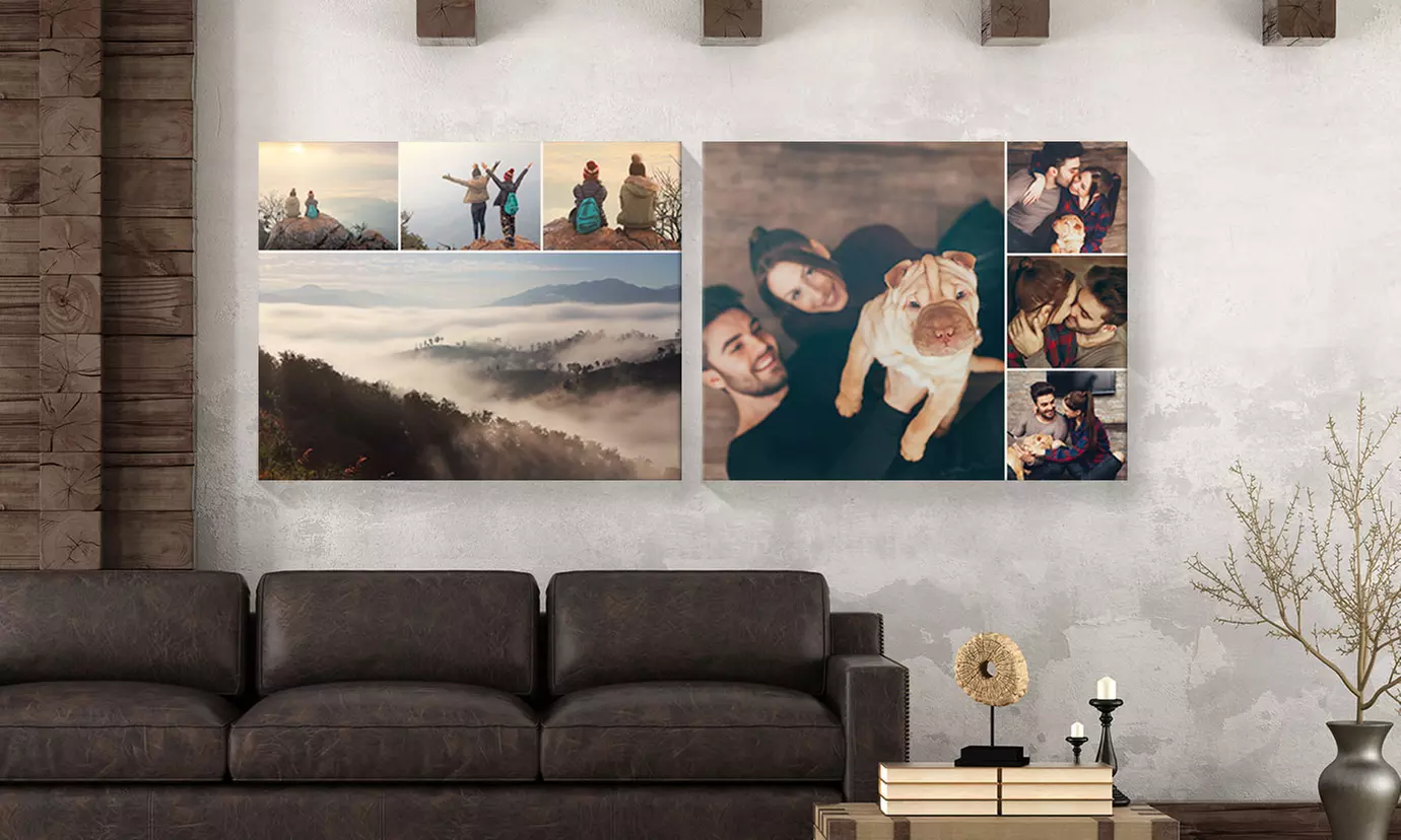 Une toile collage, 6 formats au choix sur Printerpix dès 3,99 € (jusqu'à 87% de réduction) - Second Medium